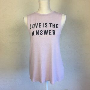 Spiritual Gangster Love is the Answer Tank